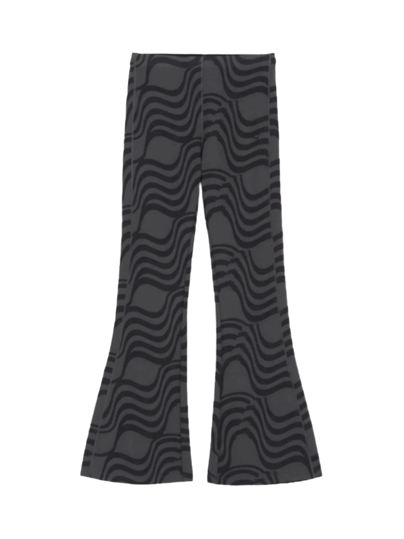 Puma Leggings Winter Rink T7 Pattern Wide Leg Black